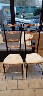 italiaanse stoelen jaren 50, Huis en Inrichting, Stoelen, Ophalen, Gebruikt