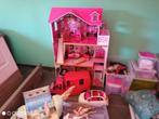 Huis van Barbie met vliegtuig,, Kinderen en Baby's, Ophalen of Verzenden, Zo goed als nieuw