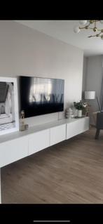 Meuble TV besta IKEA 5 portes blanc à vendre, 25 à 50 cm, Enlèvement, Utilisé, Moins de 100 cm