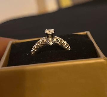  white gold ring with 27 diamonds peaces beschikbaar voor biedingen