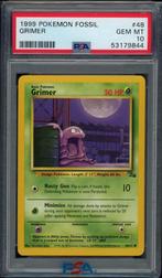 Grimer PSA 10 - 48/62 - Fossil 1999, Hobby & Loisirs créatifs, Jeux de cartes à collectionner | Pokémon, Comme neuf, Cartes en vrac