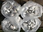 Carrara keien(stenen)te koop per kilograms, Tuin en Terras, Grind, Keien en Split, Ophalen, Gebruikt, Wit, Kei