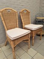 Rieten stoelen, Ophalen, Bruin, Riet of Rotan, Zo goed als nieuw