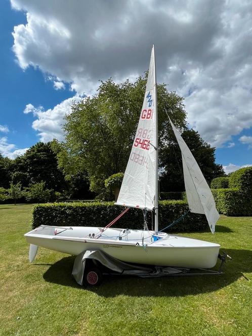 420 met strand- en wegtrailer, Watersport en Boten, Open zeilboten, Gebruikt, Overige typen, 3 tot 6 meter, Polyester, Ophalen