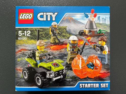 LEGO City Vulkaan Starter Set - 60120 - ongeopend, Kinderen en Baby's, Speelgoed | Duplo en Lego, Nieuw, Lego, Complete set, Ophalen