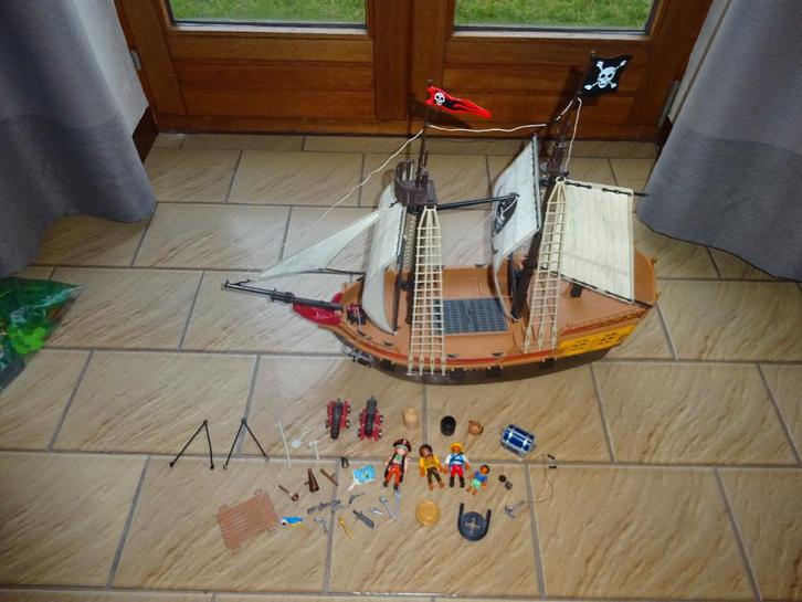 Playmobil piratenboot, Kinderen en Baby's, Speelgoed | Playmobil, Zo goed als nieuw, Complete set, Ophalen of Verzenden