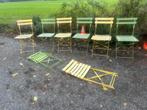 Vintage tuin Klapstoelen, Ophalen, Gebruikt, Stapelbaar