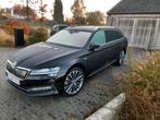 Skoda Superb Combi L&K, Auto's, Automaat, Parkeersensor, Zwart, Leder
