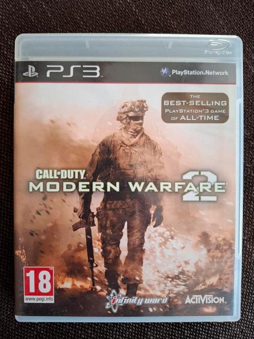 PS3 Call of duty modern warfare 2 (compleet), Games en Spelcomputers, Games | Sony PlayStation 3, Zo goed als nieuw, Ophalen of Verzenden