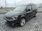 Vw Caddy Maxi 1.6TDI 75kw 7zit Highline, Voorwielaandrijving, Euro 5, Zwart, 4 cilinders