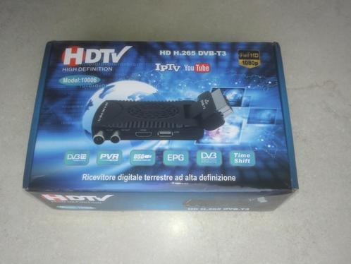 Tuner numérique haute définition HDTV H.265 DVB-T3, TV, Hi-fi & Vidéo, Télévisions, Neuf, Enlèvement ou Envoi