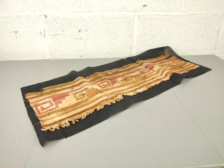 Stuk antiek gewoven textiel Chancay 1300-1450 n.C., Antiek en Kunst, Kunst | Niet-Westerse kunst, Ophalen of Verzenden