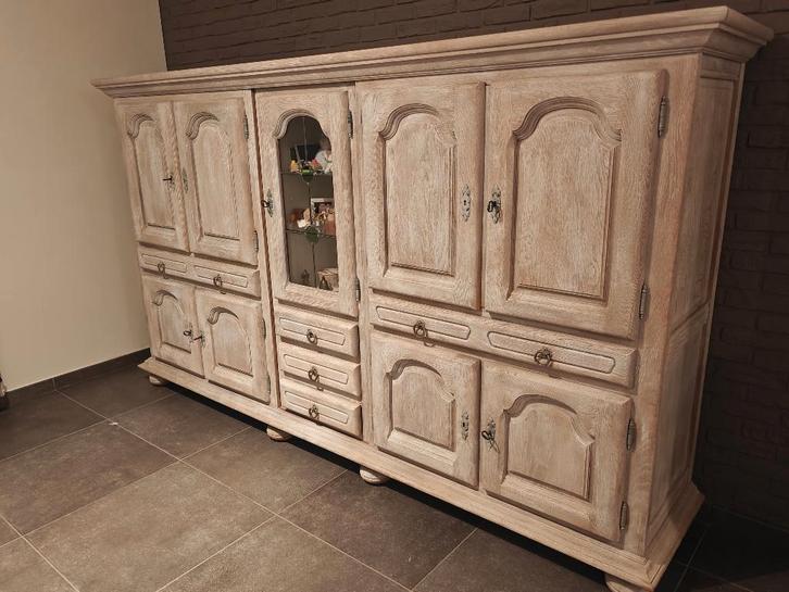 Mobilier sablé - Salon/salle à manger, Maison & Meubles, Armoires | Buffets, Utilisé, Avec tiroir(s), Avec porte(s), Avec tablette(s)