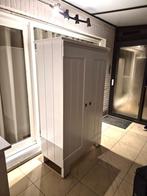 Set van 2 witte kasten in perfecte staat, Ophalen, Met deur(en), 100 tot 150 cm, 50 tot 100 cm