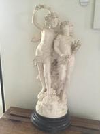 August Moreau het bloemenfeest - la fête des fleurs, Antiek en Kunst, Kunst | Beelden en Houtsnijwerken, Ophalen of Verzenden