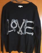 Trui zwart love, Kleding | Dames, Truien en Vesten, Ophalen, Zo goed als nieuw, Zwart