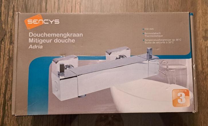 Mitigeur de douche Sencys neuf. Dispo à Liège ou Bruxelles., Doe-het-zelf en Bouw, Sanitair, Nieuw, Douche, Chroom, Inox, Ophalen