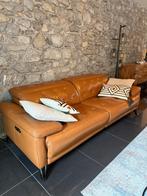 Canapé en cuir avec relax électrique - état comme neuf, Huis en Inrichting, Zetels | Zetels, Ophalen, Driepersoons, 75 tot 100 cm