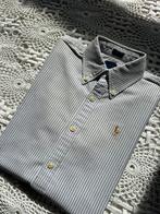 Ralph Lauren hemd blauw wit gestreept XS, Blauw, Halswijdte 38 (S) of kleiner, Ralph Lauren, Ophalen of Verzenden
