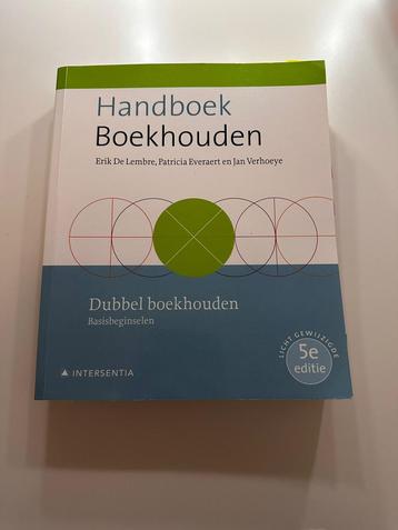 Handboek boekhouden 5e editie beschikbaar voor biedingen