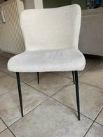 4 stoelen in teddy stof off white, Autres couleurs, Enlèvement, Tissus, Cinq, Six Chaises ou plus
