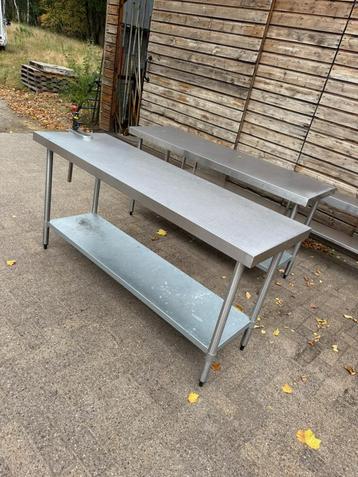 2x RVS tafel keuken beschikbaar voor biedingen
