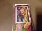 Diamond painting lion multicolor 40x60cm, Enlèvement ou Envoi, Neuf