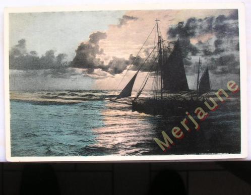 Oostduinkerke: zonsondergang, Verzamelen, Postkaarten | België, Gelopen, West-Vlaanderen, Ophalen of Verzenden