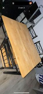 Eettafel + 4 Stoelen, Huis en Inrichting, Ophalen, Gebruikt, Vier personen, Rechthoekig