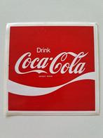 Vintage Sticker - Drink Coca-Cola - Mooie staat, Verzamelen, Ophalen of Verzenden, Merk, Zo goed als nieuw