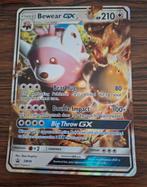 Grote Pokemon kaart Bewear Gx Pikachu Pokémon, Ophalen of Verzenden, Zo goed als nieuw