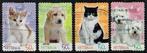 Postzegels uit Australie - K 3881 - honden en katten, Postzegels en Munten, Postzegels | Oceanië, Ophalen of Verzenden, Gestempeld