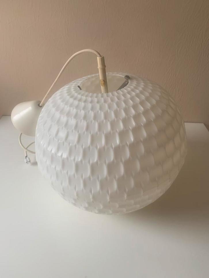 Retro kunststof 50s / 60s honinggraat / diamant lamp Philips, Huis en Inrichting, Lampen | Hanglampen, Ophalen of Verzenden