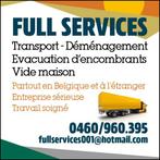Evacuatie van grote voorwerpen - Vide Maison 0460/960.395, Diensten en Vakmensen, Verhuizers en Opslag, Inpakservice