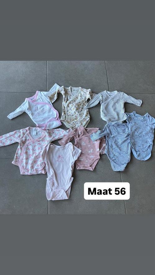 8 Rompers/ body maat 56, Kinderen en Baby's, Babykleding | Maat 56, Zo goed als nieuw, Ophalen