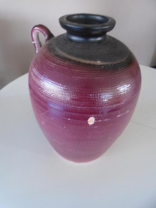LATINA VAAS /KRUIK GROOT HOOG 37 CM DIA 27 CM (3) NIEUW, Huis en Inrichting, Woonaccessoires | Vazen, Nieuw, Rood, Minder dan 50 cm