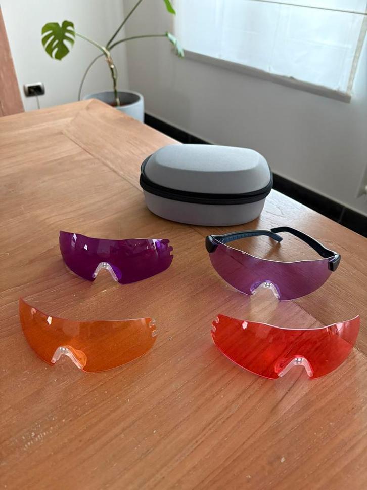 Set beschermlenzen voor Kleiduifschieten 4 paar, Sport en Fitness, Schietsport-accessoires, Zo goed als nieuw, Ophalen