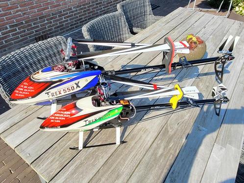 Align Trex 550X en 500L, Hobby en Vrije tijd, Modelbouw | Radiografisch | Helikopters en Quadcopters, Zo goed als nieuw, Helikopter