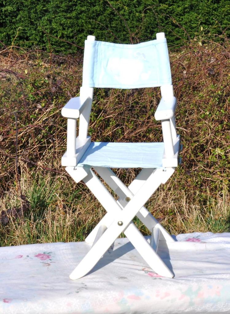 chaise d'enfant pliable type régisseur metteur en scène, Enfants & Bébés, Chaises pour enfants, Utilisé, Chaise pliante, Enlèvement ou Envoi