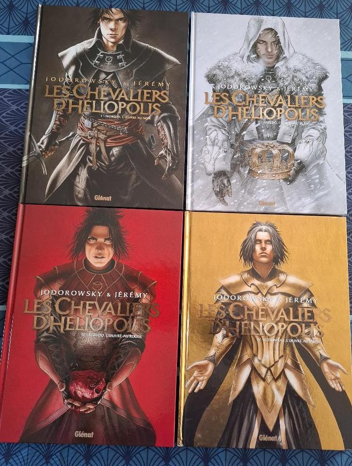 BD "Les chevaliers d'Héliopolis" (Glénat - 4 tomes), Livres, BD, Comme neuf, Série complète ou Série, Enlèvement