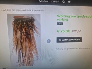 DUMPPRIJZEN Fariojan ,  Whiting saddles , NIEUW  beschikbaar voor biedingen