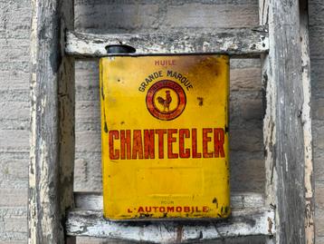 Bidon d'huile rare Chantecler, Enlèvement ou Envoi, Utilisé, Emballage