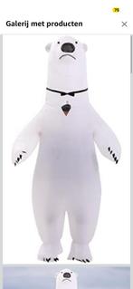 Opblaasbaar ijsbeer kostuum, Hobby en Vrije tijd, Ophalen, Zo goed als nieuw