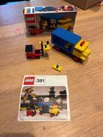 Vintage Lego set 381 Lorry and Forklift compleet, Ophalen of Verzenden, Gebruikt, Complete set, Lego
