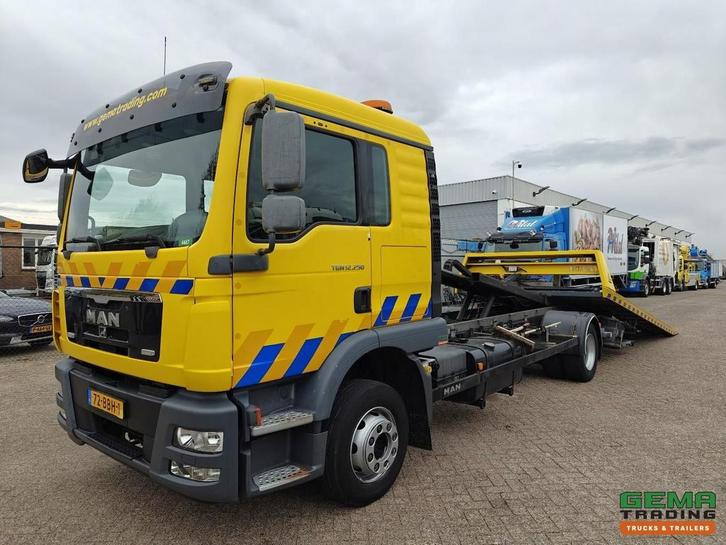 MAN TGM 12.250 4x2 Dagcabine (6 pl) Euro5 - Falkom FAS5000 +, Auto's, Vrachtwagens, ABS, Airconditioning, Cruise Control, Electronic Stability Program (ESP)