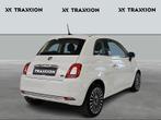 Fiat 500 Boretti 1.2i 69pk GPS | Carplay | PDC | Pano, Auto's, USB, Wit, Grijs, 122 g/km