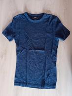 Strak donkerblauw shirt, maatje XS, Kleding | Heren, T-shirts, Ophalen, Zo goed als nieuw