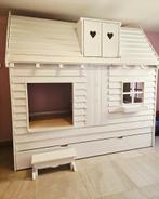 Meisjesslaapkamer, Ophalen, 90 cm, Eenpersoons, Wit