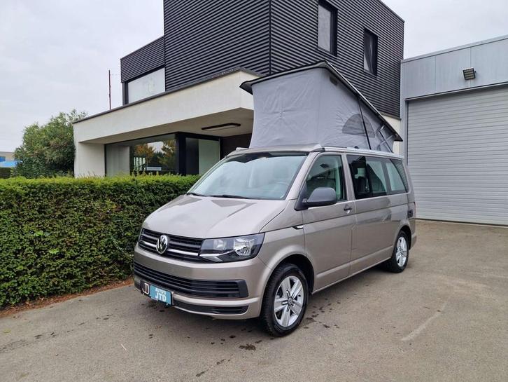 Volkswagen T6 California Coast 150Pk Luifel, 17" alu, trekha, Auto's, Volkswagen, Bedrijf, Te koop, Transporter, ABS, Airbags