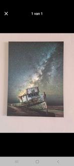 Canvas schilderij Boot/sterren, Ophalen, Nieuw, Print, 75 cm of meer